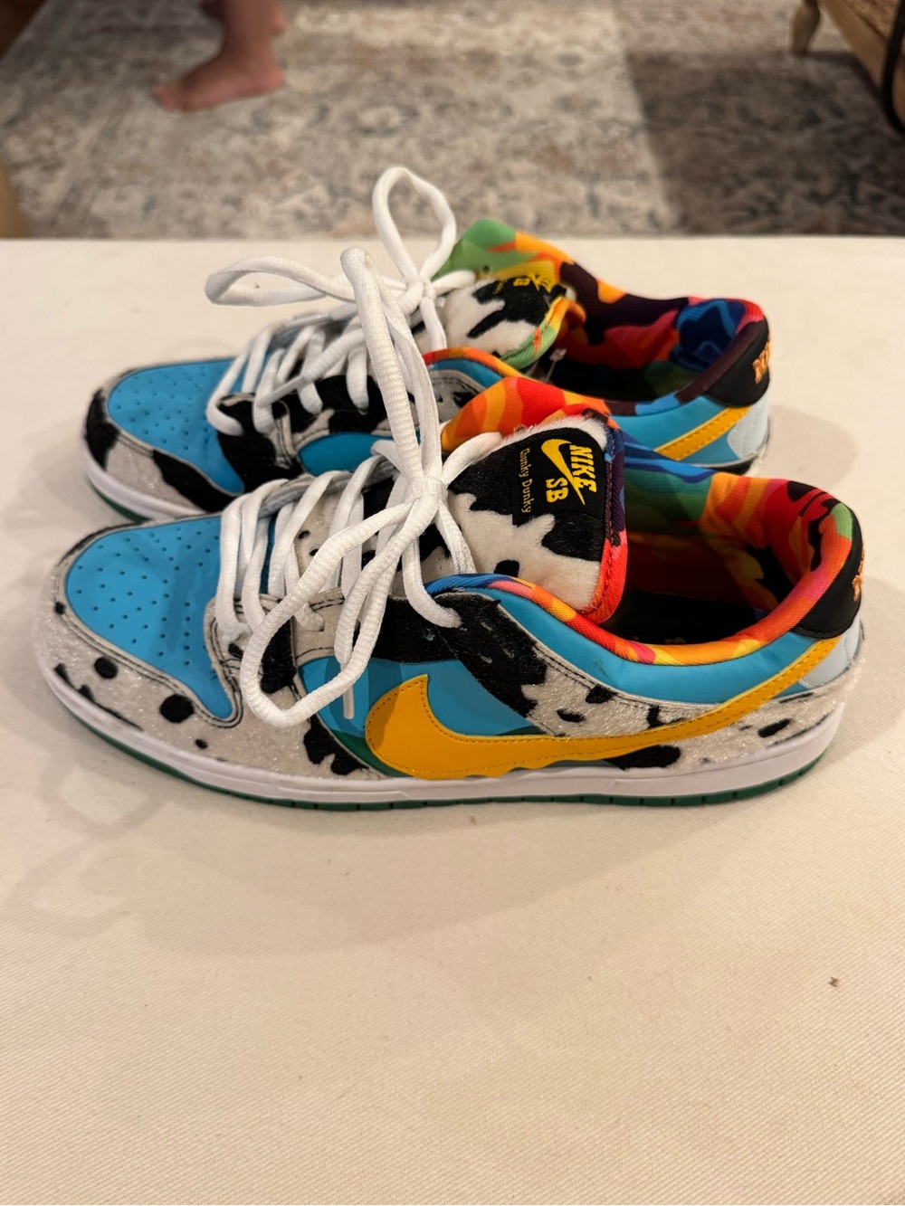 Nike Men’s SB Dunk Low Ben & Jerry’s Chunky Dunky Multicolor Low-Top sneak 10.5